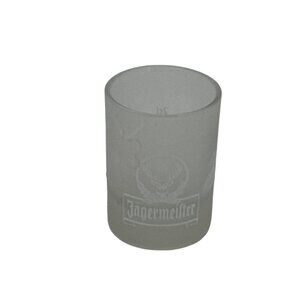 Jagermeister Frosted Glass Shot Glass  2cl ra 1 oz